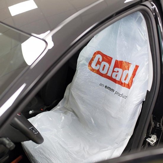 COLAD Plastic Autostoelhoezen - 100 stuks op rol van COLAD