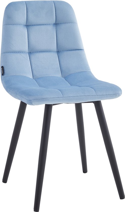 Colenis® - Bambi Kinderstoel - Set Van 2 - Blauw - Fluweel - Velvet