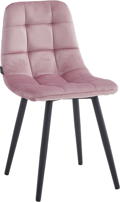 Colenis® - Bambi Kinderstoel - Set Van 2 - Roze - Fluweel - Velvet van Merkloos