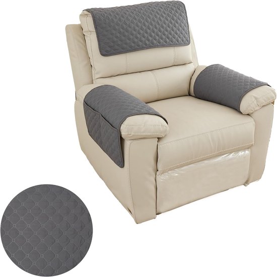 Comfortabele Relaxfauteuil Bescherming met Armleuningen, Waterdicht en Ideaal voor Honden en Kinderen