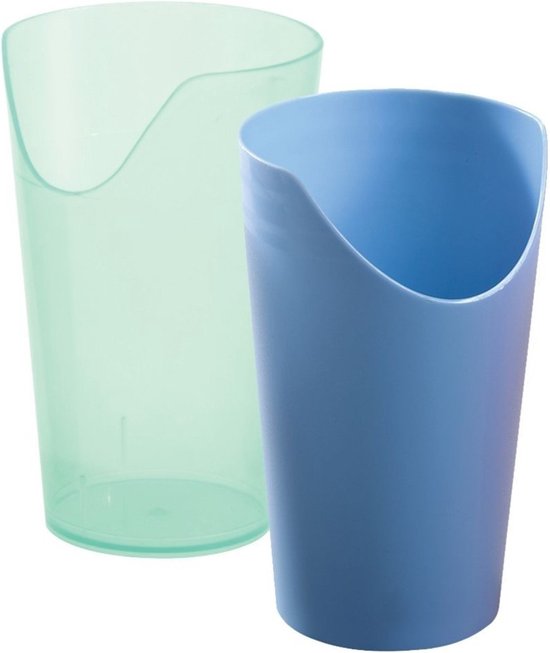 Comforthulpmiddelen Beker met neusuitsparing - blauw van Able2