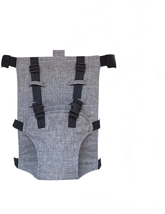 Compacte reisstoel - Draagbare kinderstoel voor baby's - Essentiële reisstoel met harnas - Onmisbaar voor vakanties, restaurants en familiebezoeken met baby's - Draagbare kinderstoel van Merkloos