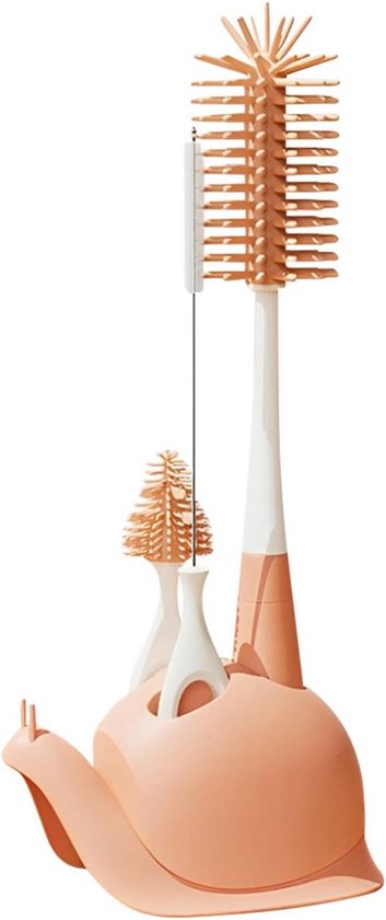 Compleet Flessenborstel Set met Standaard voor Babyflessen, Rietjes en Waterflessen
