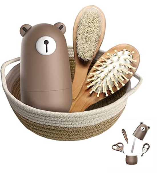Complete 7-in-1 Baby Care Set - Essential Grooming Tools for Newborns in Gift Box