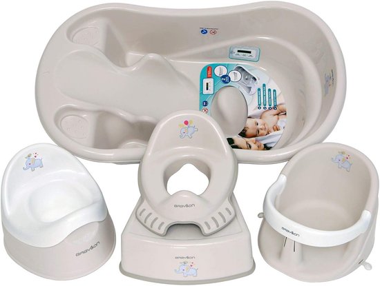 Complete Baby Badset: Badkuip met Zitje, Potje, Toilettrainer en Krukje