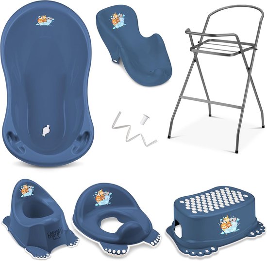 Complete Baby Badset met Inklapbaar Frame en Accessoires