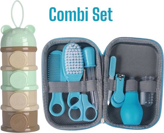 Complete Babyverzorgingsset - Alles-in-een Combi Set voor babyverzorging - Inclusief Organizer en Voedselopslag van $