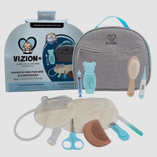 Complete Milieuvriendelijke Babyverzorgingsset – 13 Delen voor Pasgeborenen van Merkloos