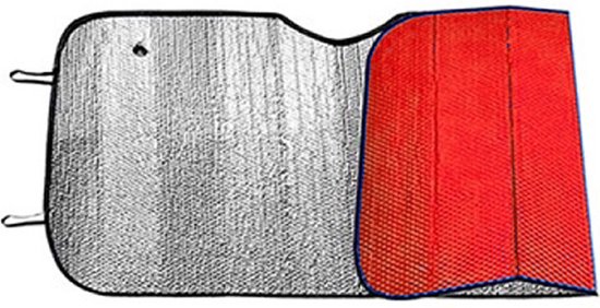 Concorde Auto zonnescherm - rood - aluminium - L70 x B150 cm van Concorde