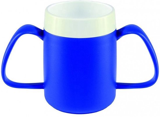 Conische ergobeker - blauw - Ornamin van $