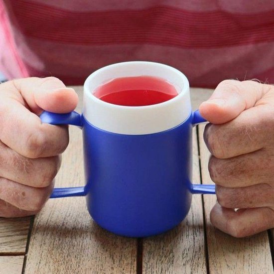 Conische ergobeker - rood - Ornamin van Ornamin
