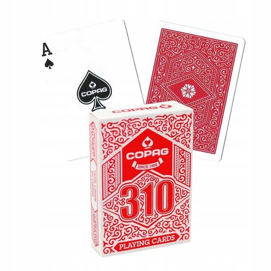 COPAG 310 Speelkaarten Poker Rood - 2x 54 Kaarten