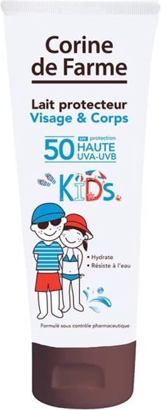 Corine de Farme Lait Protecteur Visage & Corps SPF 50 Protection Haute Kids 125ml van Corine de Farme