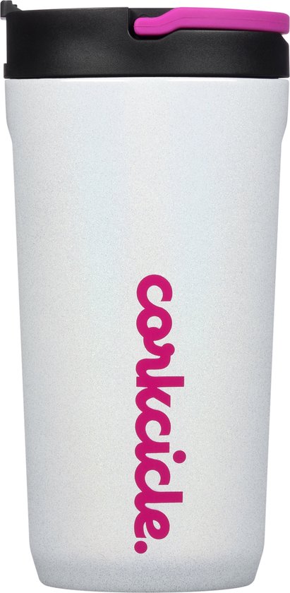 Corkcicle KIDS CUP - 355ml - Sparkle Unicorn Magic - Drievoudig geïsoleerd roestvrij stalen beker – houdt 18uur koud - RVS - BPA vrij 2812 SUM van Corkcicle