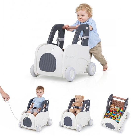 COSTWAY Babywagen, loophulp voor baby's van 18-36 maanden