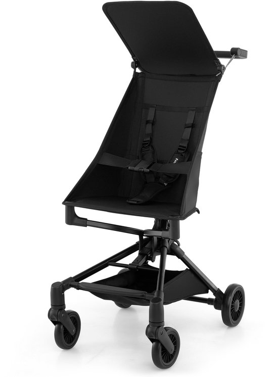 COSTWAY Opvouwbare kinderwagen voor vliegtuig, reisbuggy compact met verstelbare en afneembare kap, lichte kinderbuggy met wielen en opbergmand, babywagen voor baby's vanaf 6 maanden van COSTWAY