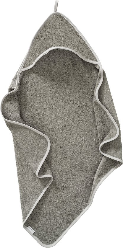 Cottonbaby badcape - badstof - grijs van Cottonbaby