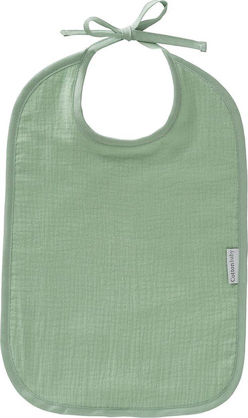 Cottonbaby slab - Cottonsoft - oudgroen van Cottonbaby