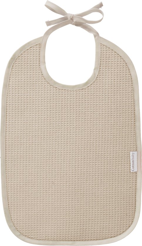 Cottonbaby slab - wafel badstof - beige van Cottonbaby