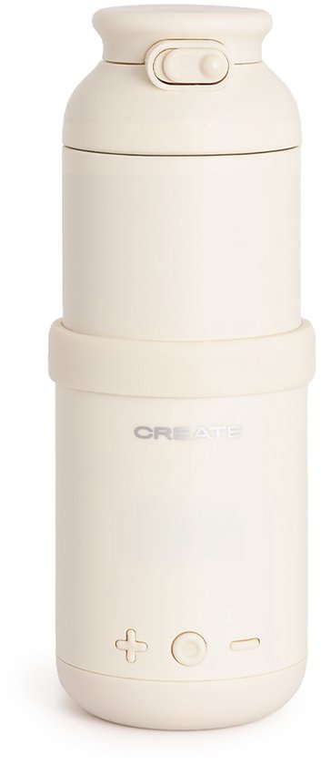CREATE - Melk- en waterverwarmer voor babyflesjes met temperatuurregelaar - Gebroken wit - BABY PORTABLE MILK WARMER