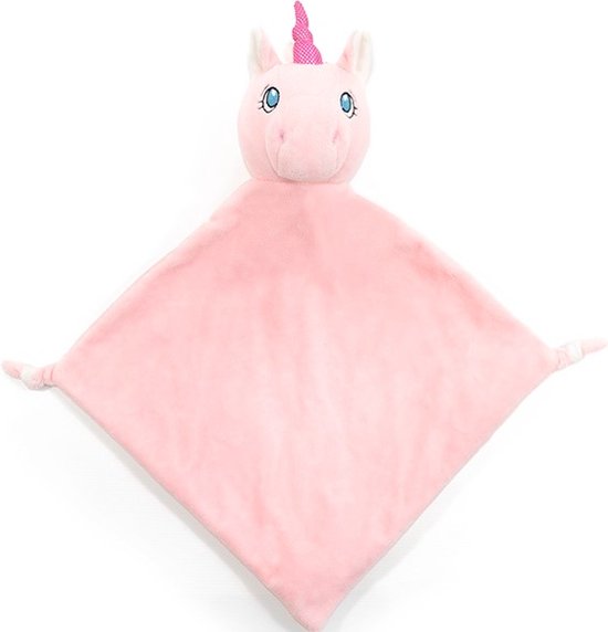 Cubbies Knuffeldoekje - Roze Eenhoorn van Cubbies