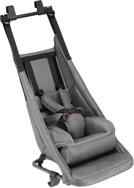 Cube Babystoel voor Kids Trailer Double CMPT - Kinderstoel - Babystoel - Fietsstoel - Zitje voor Fietskar - Fietsstoelzitje - Fiets accessoires - Zwart van CUBE