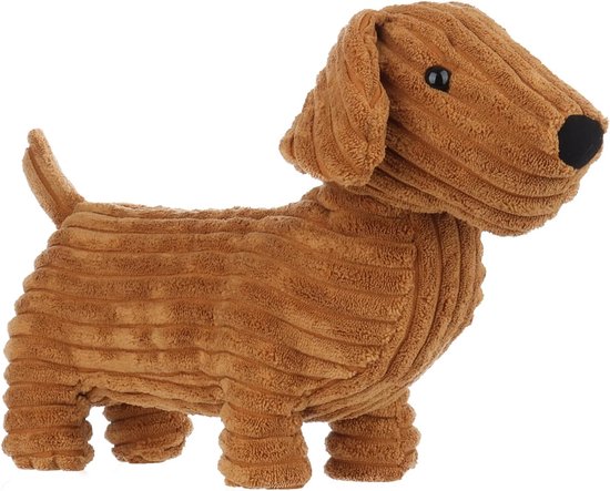Cuddly Dachshund Plush Toy 34 cm - Soft and Washable Gift for Children