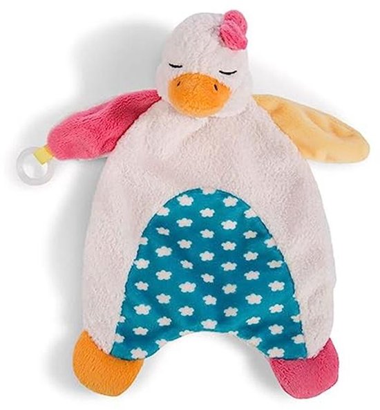 Cuddly Soft Goose Comforter for Babies and Toddlers - 26x25 cm Beige