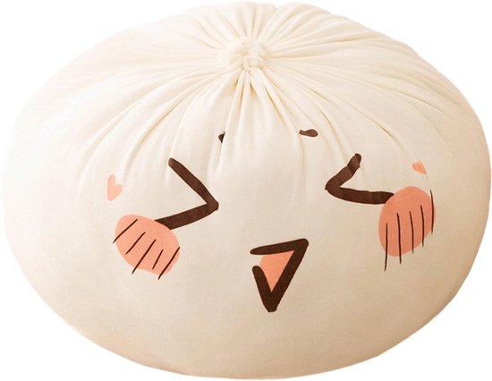 Cuhostki - 1 - Knuffelkussen - Voedselvormige Knuffel - Kinderknuffel - Wit - 20cm - Zachte Knuffel Voor Kinderen van Merkloos