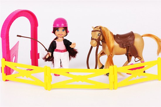 CUTE GIRL Poupée 11,5 cm met pony van CUT