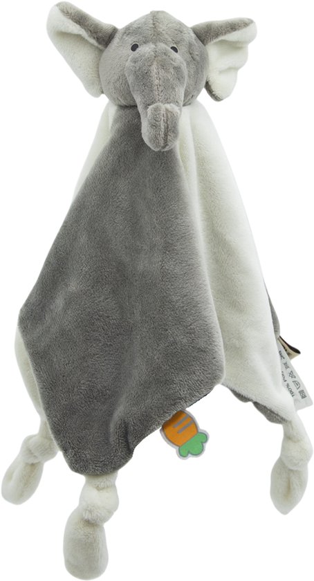 Cute since 1999 - Enid de Olifant - Knuffeldoekje - Doudou - 30 x 30 cm van Merkloos