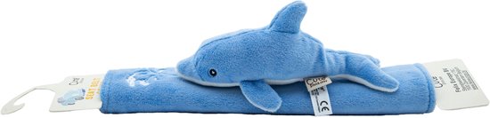 Cute since 1999 - Gordelhoes kind - Dolfijn gordelbeschermer kind - gordelhoezen voor auto en autostoel - 27cm x 6 cm