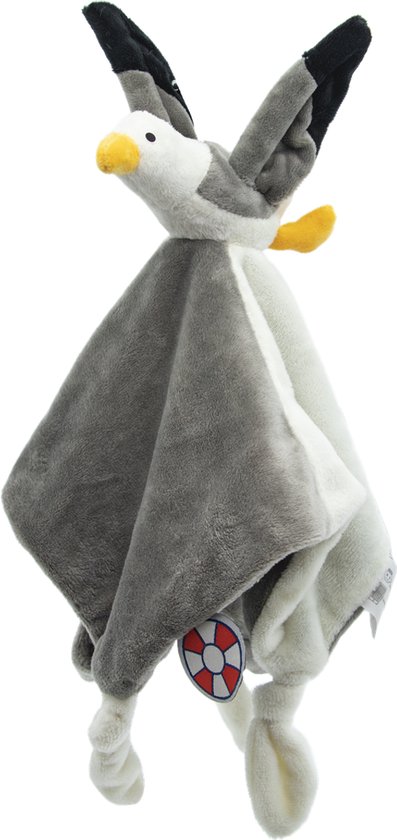 Cute since 1999 - Zack de Zeemeeuw - Knuffeldoekje - Doudou - 30 x 30 cm van Merkloos
