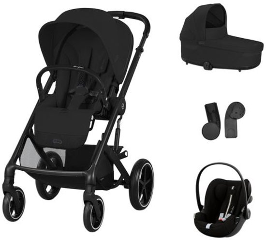 Cybex Balios S Lux - Kinderwagen - 3 in 1 Set - Black Comfort van Merkloos