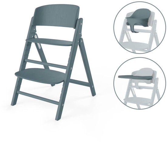 Cybex Click & Fold 3 In 1 - Kinderstoel - Stone Blue - Mid Blue van Merkloos