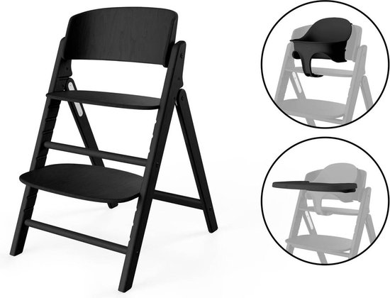 Cybex Click & Fold 3 In 1 - Kinderstoel - Stunning Black - Black van Cybex