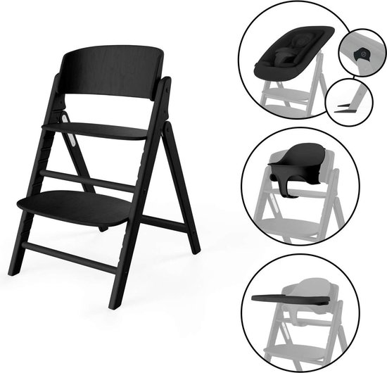 Cybex Click & Fold 4 In 1 - Kinderstoel - Stunning Black - Black van Cybex