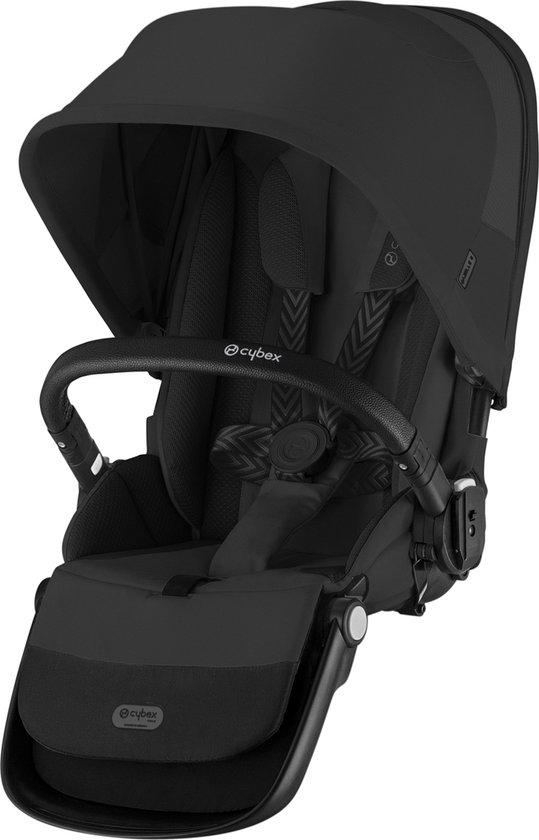 Cybex Gazelle S 2e Buggyzit - Kinderwagen - Black Frame - Moon Black van Cybex