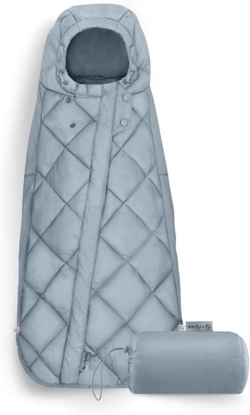 CYBEX Gold voetenzak Snøgga Mini 2, voor draagzakken, vanaf de geboorte tot ca. 24 maanden, TOG 4, Sky Blue (blauw)