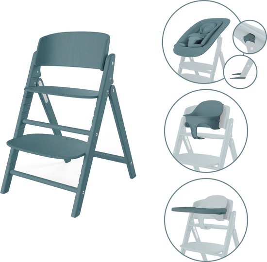 Cybex Kinderstoel Click & Fold Stone Blue - Mid Blue 4 In 1 van Cybex