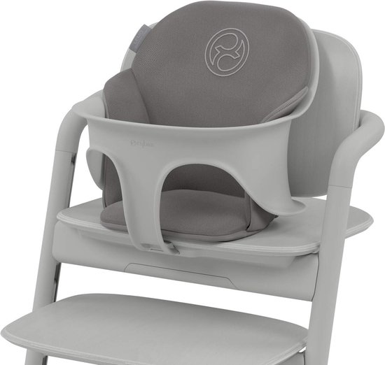 Cybex Lemo Comfort Inlay - kinderstoelbekleding - Suede Grey - Mid Grey van Cybex