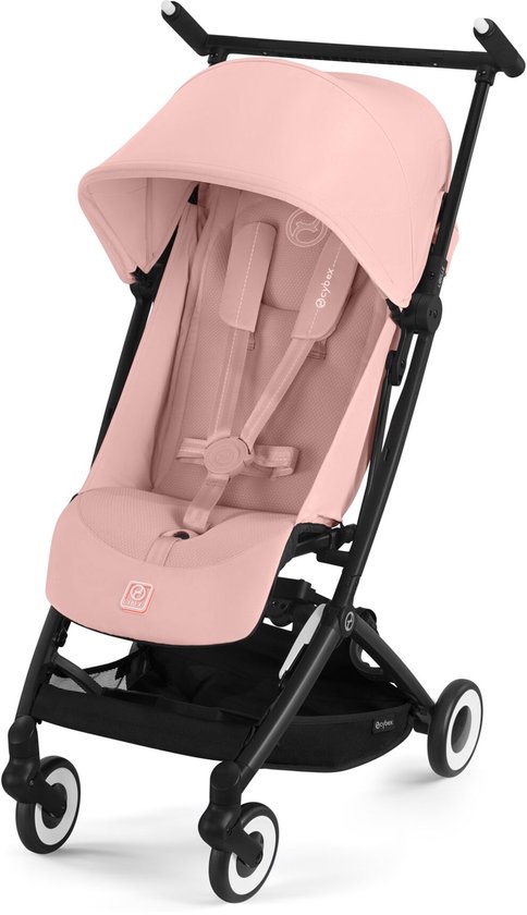 Cybex Libelle Handbagage - Buggy - Candy Pink - Zwart Frame - 2025 van Merkloos