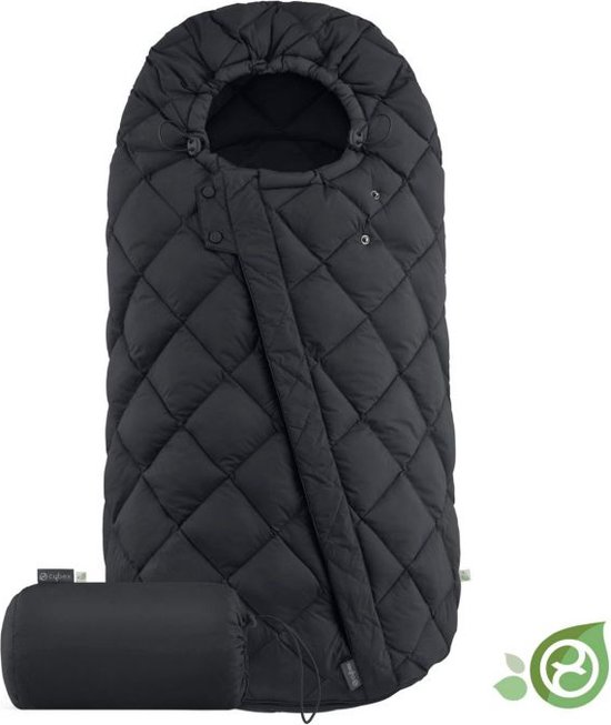 Cybex Snogga 2 - voetenzak kinderwagen/buggy - Moon Black-black van Merkloos