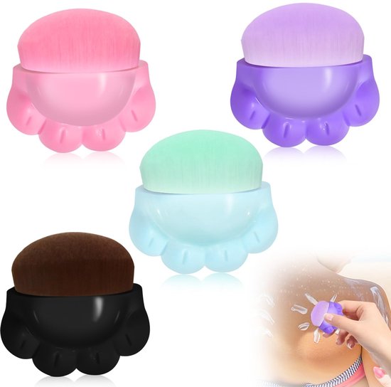 Dailygoods - 4 Stuks Zonnebrandcrème Applicator Borstels voor Kinderen van Dailygoods