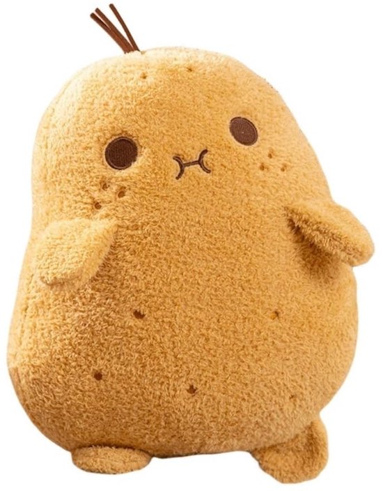 Dailygoods- Aardappelkussen Zacht Pluche - Aardappelspeelgoed - Decoratief Kussen - Kinderkamer - Hoogwaardig Pluche - Schattig Design - Knuffel