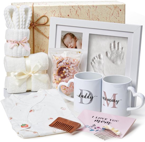 Dailygoods- Babycadeau Origineel - Kraamcadeau Jongen - Kraamcadeau Meisje - Baby Cadeauset - Baby Cadeaubon - Baby Essentials