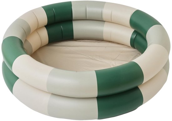 Dailygoods- Ballenbad Ronde Vorm - Opblaasbaar - Veiligheidshek - Babyvriendelijk - PVC - Robuust en Lekvrij - Zwembad