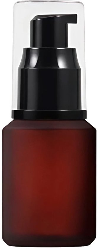 Dailygoods- Cosmetic Container 30ML - Opvouwbare Fles - Glazen/PVC Houder - Refillbare Pot - Lichtgewicht - Perfect voor Reizen - Flesfles