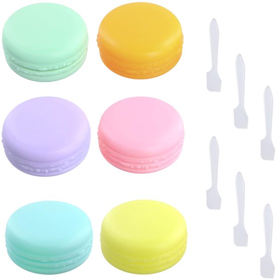 Dailygoods- Cosmeticajars 10 ml - Set van 6 - Klein en Lichtgewicht