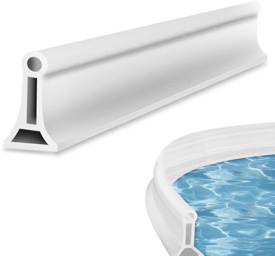 Dailygoods- Douchebarrière 2m - Waterdicht - Opvouwbaar - Zelfklevend - Douchedeur - Waterstopper - Soft rubber - Waterdichte Strip